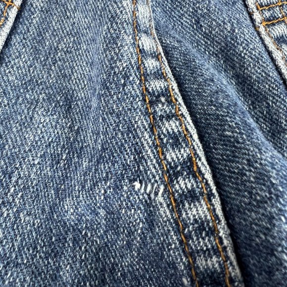 VTG 90s Levi's Jeans Men's 30x32 512 Slim Tapered Blue Faded Denim USA Tag 32x34 - Picture 2 of 16